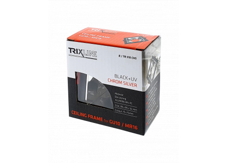 Rama sufitowa dla MR16, GU10 TRIXLINE B/TR 510 CHS, kwadratowa