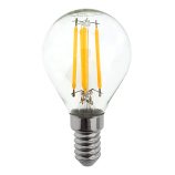 Dekoracyjna żarówka LED FILAMENT Trixline 5W 600lm G45 E14 ciepła biała Dekoracyjna żarówka LED FILAMENT Trixline 5W 600lm G45 E14 ciepła biała