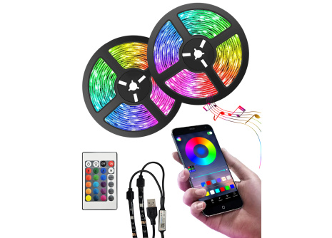 TR-48WSB Inteligentne taśmy LED RGB 2 szt. x 2m Trixline