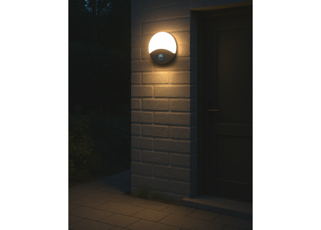 Q-18AD LED 18W/1260lm/4000K ścienne, czujnikowe, okrągłe światło - białe QTEC