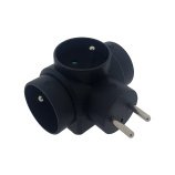 QTEC Q-372F czarna rozgałęźnik RW-3