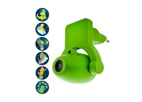 TR-010M LED nocna lampka z projektorem i czujnikiem światła Trixline