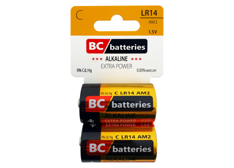 BC LR14/C AM2 Bateria alkaliczna - Extra moc 2 sztuki BLISTER 1,5V