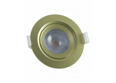 Punktowe światło LED 7W TRIXLINE Ceiling TR 410 Złote
