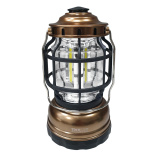 LED COB 3x3W latarka zewnętrzna na baterie TR-217R TRIXLINE złota