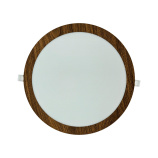 TR-148 Panel LED 24W 2016lm 4200K dekor drewno - okrągły wpuszczany Trixline