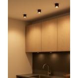 Q-10AD LED Sufitowa lampa punktowa 3CCT czarna QTEC Q-10AD LED Sufitowa lampa punktowa 3CCT czarna QTEC