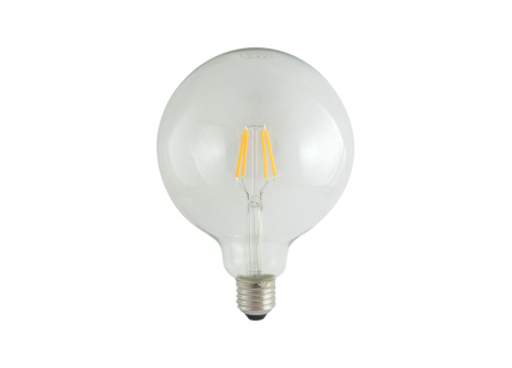 Dekoracyjna żarówka LED FILAMENT Trixline G125, 4W E27 ciepła biała Dekoracyjna żarówka LED FILAMENT Trixline G125, 4W E27 ciepła biała