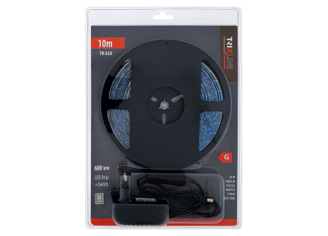 TR 650 Pasek LED 24W 2700K 10m z wyłącznikiem Trixline