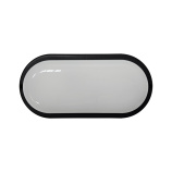 LED sufitowa lampa Q-53A 15W 1350lm 4200K IP64 - czarna QTEC