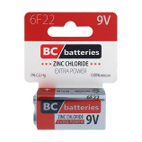 BC 6F22 Extra Power Cynkowo-chlorkowa 9V/1szt.