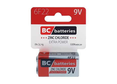 BC 6F22 Extra Power Cynkowo-chlorkowa 9V/1szt.