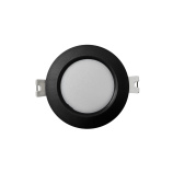 Panel LED Q-50M 3W 330lm 4000K czarny - okrągły wpuszczany Qtec Panel LED Q-50M 3W 330lm 4000K czarny - okrągły wpuszczany Qtec
