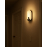 Q-181AD LED 18W/1440lm/4000K ścienne, czujnikowe, owalne światło - szare QTEC Q-181AD LED 18W/1440lm/4000K ścienne, czujnikowe, owalne światło - szare QTEC